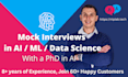 do a mock interview in machine learning, data science