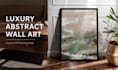 create elegant abstract wall art in oil painting style
