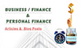 write finance articles and blogs