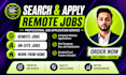 search and apply remote jobs, job application, reverse recruiter, work from home