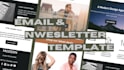 create a responsive HTML email template or newsletter