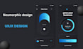 design neomorphic UI UX for mobile and web app