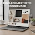 create a high end aesthetic mood board
