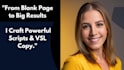 do sales script writing, video script and vsl copywriting