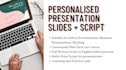create an engaging and professional presentation script