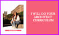 design your architect resume