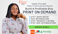 setup etsy shop etsy print on demand listing do bulk tshirts design etsy SEO