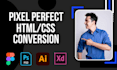 convert figma to html psd to html pdf to html with css bootstrap