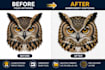 logo embroidery digitizing, digitize image for embroidery in dst pes emb