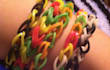 handmake 6 rainbow loom bracelets