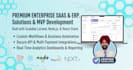 build custom enterprise CRM, mvp, erp, or saas with laravel
