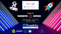 speed up wordpress, shopify, react html css website google pagespeed ,gtmetrix