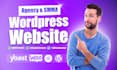 create smma agency website on wordpress within 24 hours