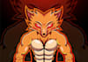 design dark fox logo with my creative thinking
