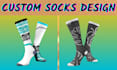 design unique, sports, yoga, and casual sock design for you just in 12 hr