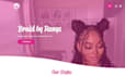 design hair salon, barbershop website with online booking