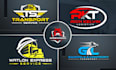 do transport trucking and logistics logo within 24 hours