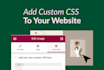 edit, fix CSS, create custom HTML gsap animations