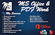 do typing and data entry in english and urdu