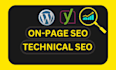wordpress yoast on page SEO and resolve technical issues