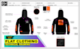 create a clothing tech pack and flat sketch for manufacturing