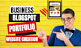 develop and design your blogspot portfolio website completely