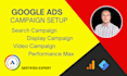 set up, optimize, and manage your google ads campaign