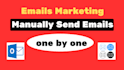 send emails manually one by one
