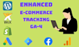 fix setup ga4,ecommerce tracking,ads conversion tracking,event tracking,fb pixel