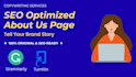 write SEO friendly about us page for businesses and startups