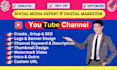 create and setup youtube channel