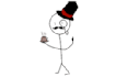 draw a very fancy stick man for you