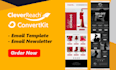 design kit or convertkit and cleverreach email template newsletter