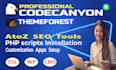 install, setup, bug fix codecanyon PHP script, cms, wp theme