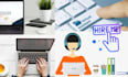 do data entry and web research as your virtual assistant