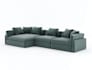 3d model upholstery sofa in 3ds max with rendering