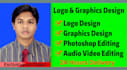 logo design, graphics and web design  audio and video editing