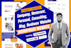 design redesign company, restaurant, consulting, personal blog wordpress website