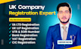 do UK company registration and vat setup for residents and non residents