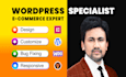 develop responsive wordpress website elementor website or landing page design