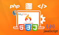 develop in codeigniter, PHP, HTML, CSS and javascript