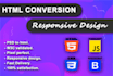 psd to html, ai to html