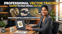 trace best detailed vectors you can have  raster to vector