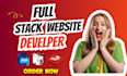 develop and fix websites as a professional full stack web developer