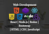 be your web developer in react js and nodejs