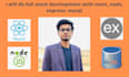 do full stack website development in react, node, mysql, express