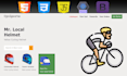 create your HTML, CSS, javascript landing page