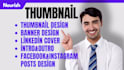 design youtube thumbnails and social media posts