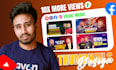 design creative custom social media thumbnails