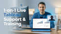 live tableau project support or training on zoom